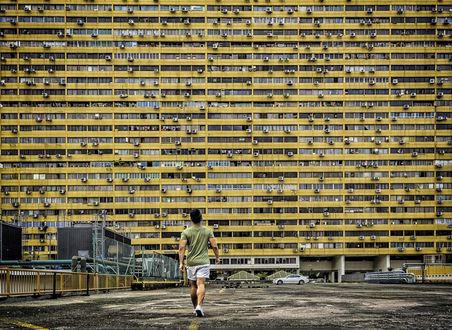 Bức ảnh mang vibe Hồng Kông ở People’s Park Complex