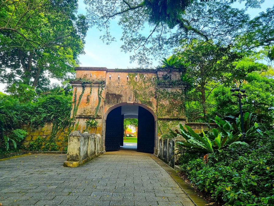Fort Gate ở Fort Canning