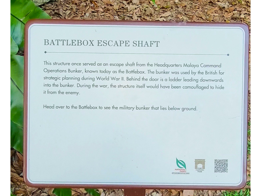 Thông tin battlebox ở Fort Canning Park