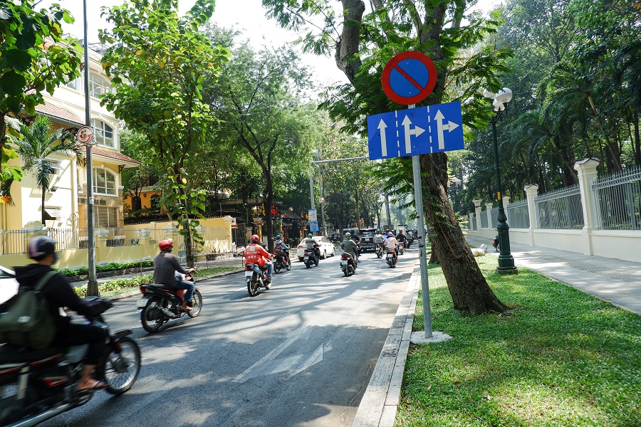 Cây xanh đường Nam Kỳ Khởi Nghĩa Sài Gòn