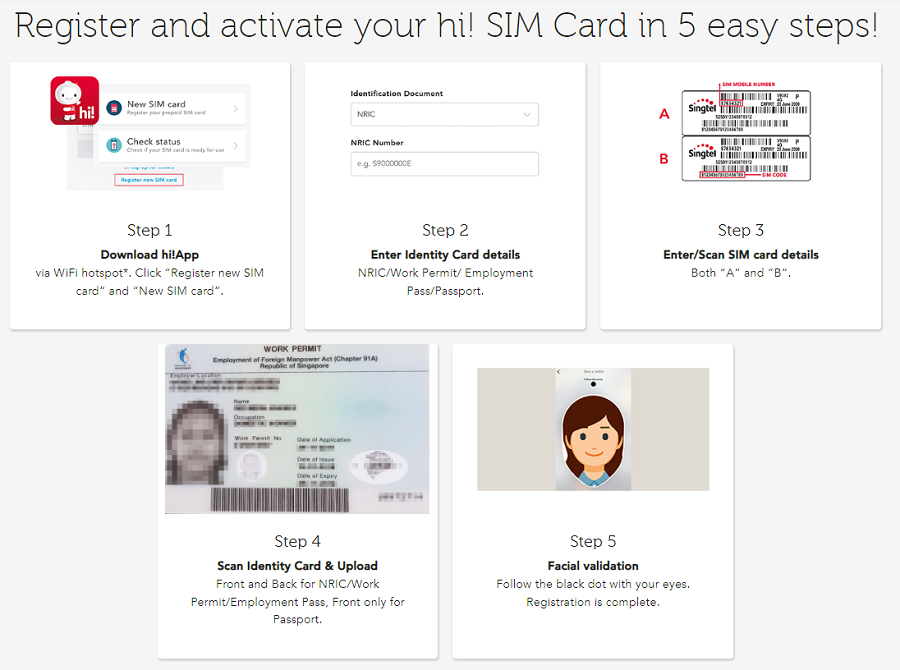 Cách để activation SIM Singtel mới
