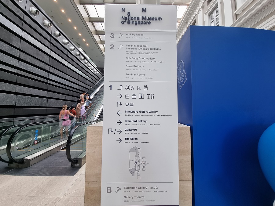 Sơ đồ bảo tàng Singapore National Museum